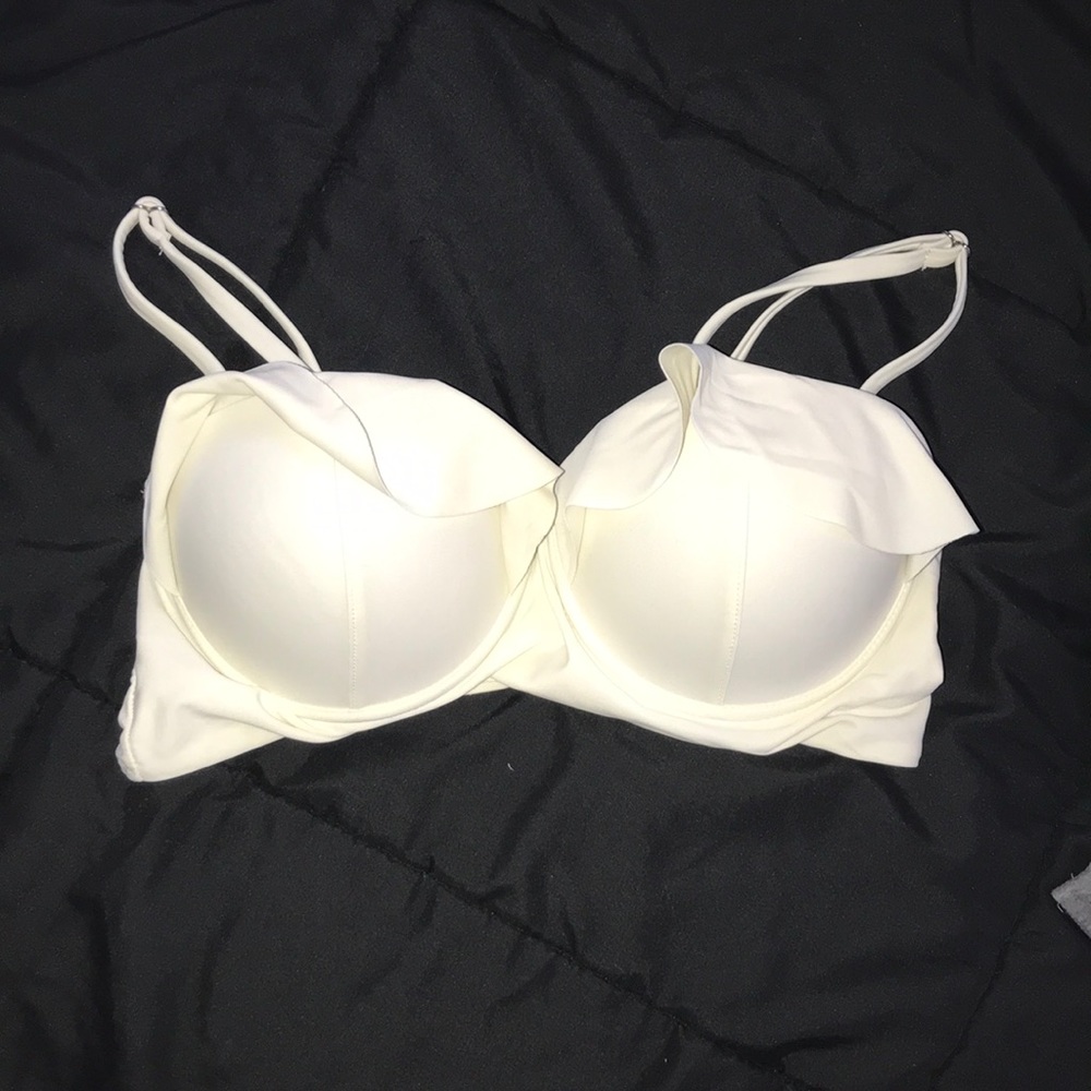 White Swimsuit Top